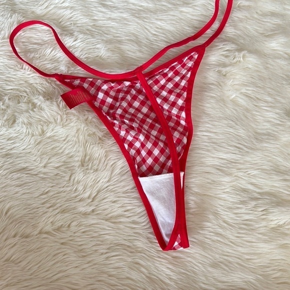 Victoria’s Secret Vintage Gingham Thong - Picture 3 of 5
